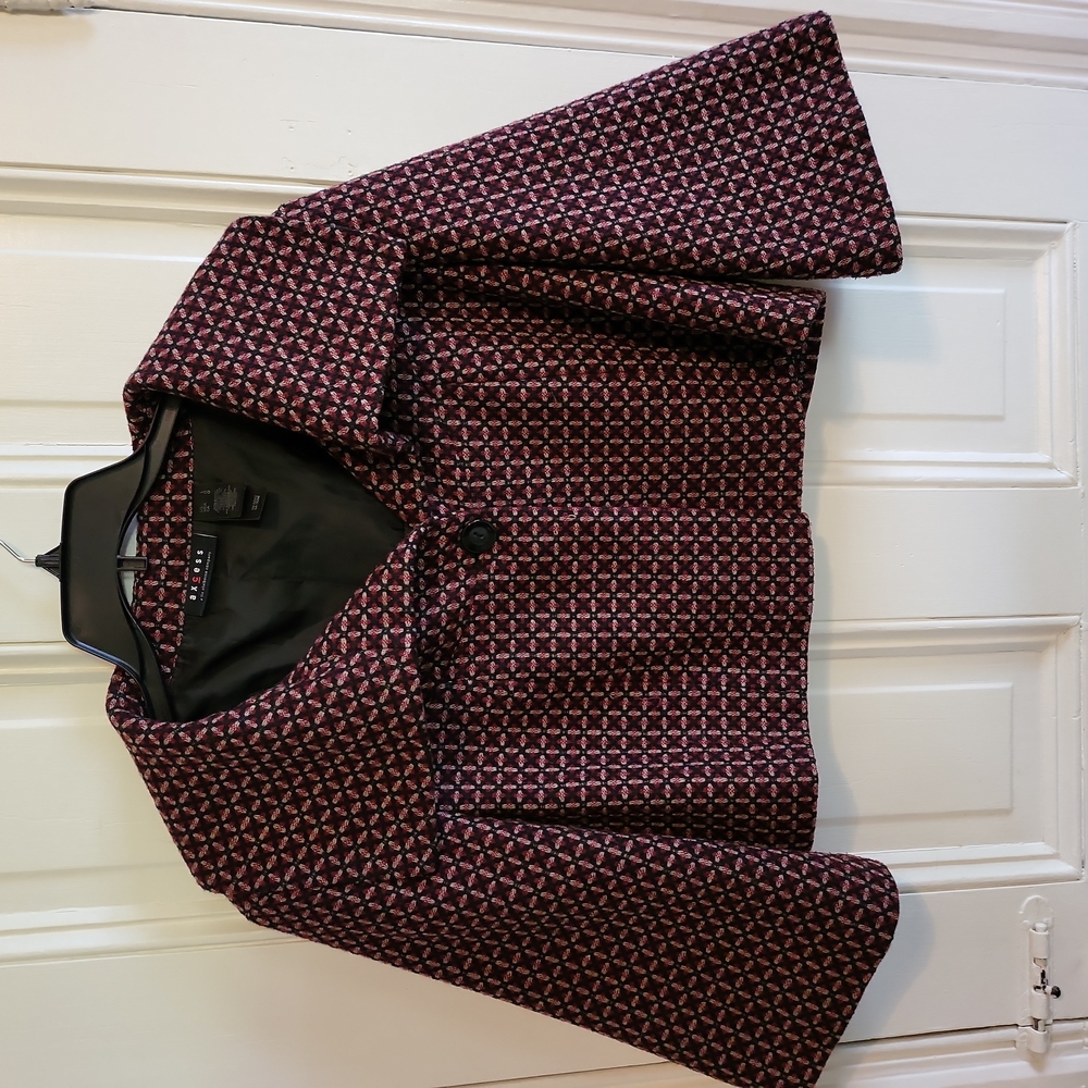 Axcess by Liz Claiborne Bolero Crop Wool Jacket
